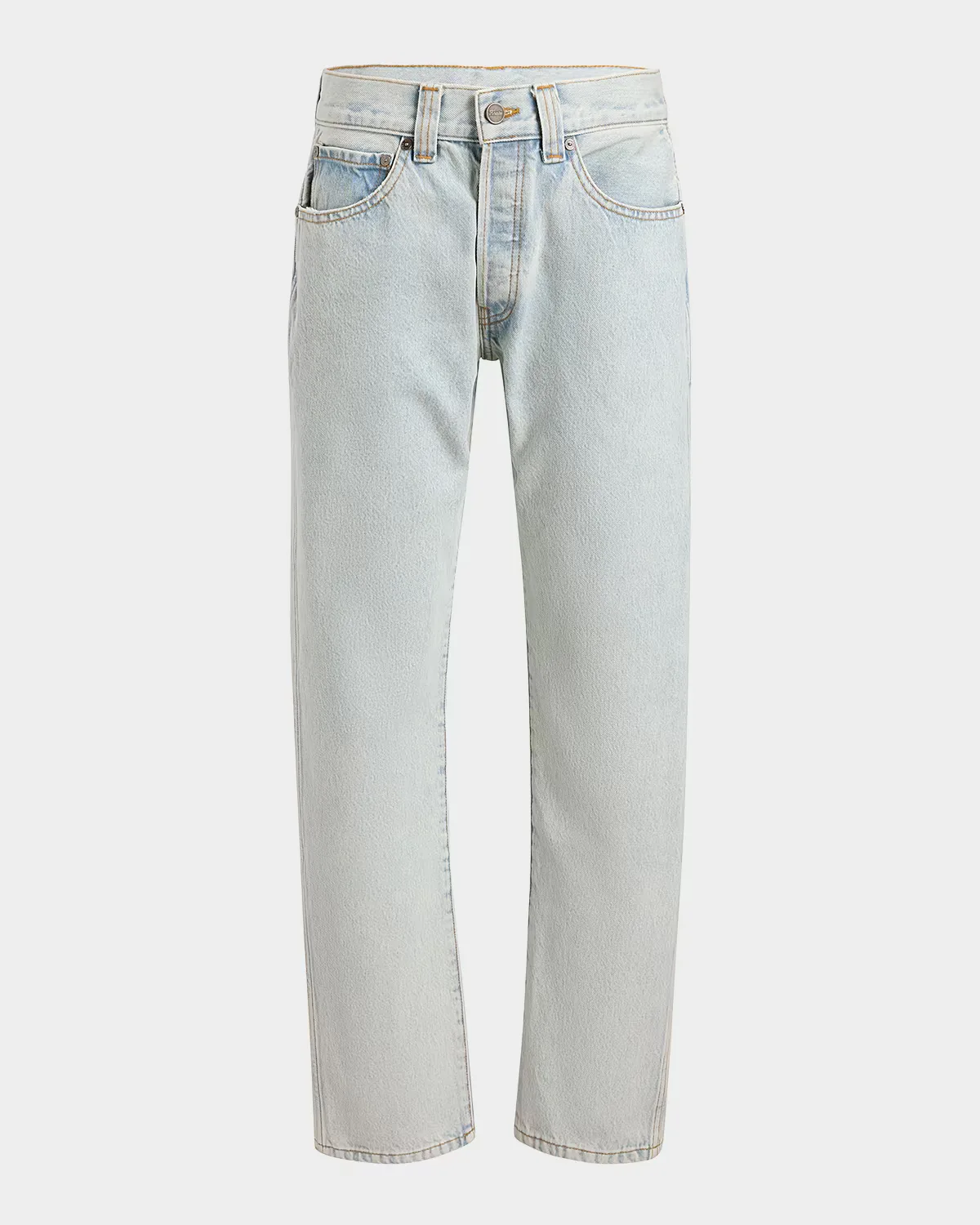 Callum Low-Rise Curved-Leg Jeans by Khaite