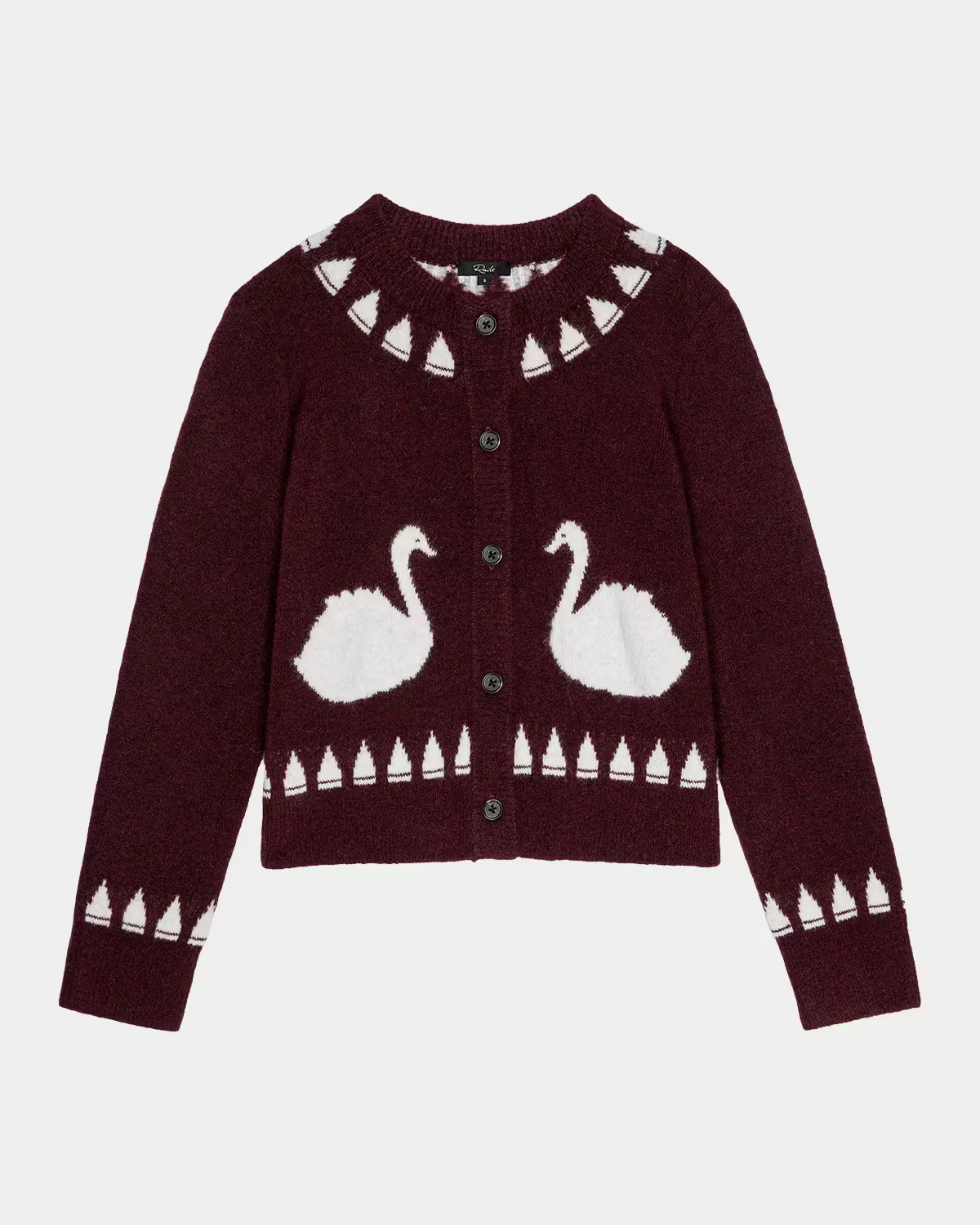 Millie Swans Wool-Blend Cardigan by Rails