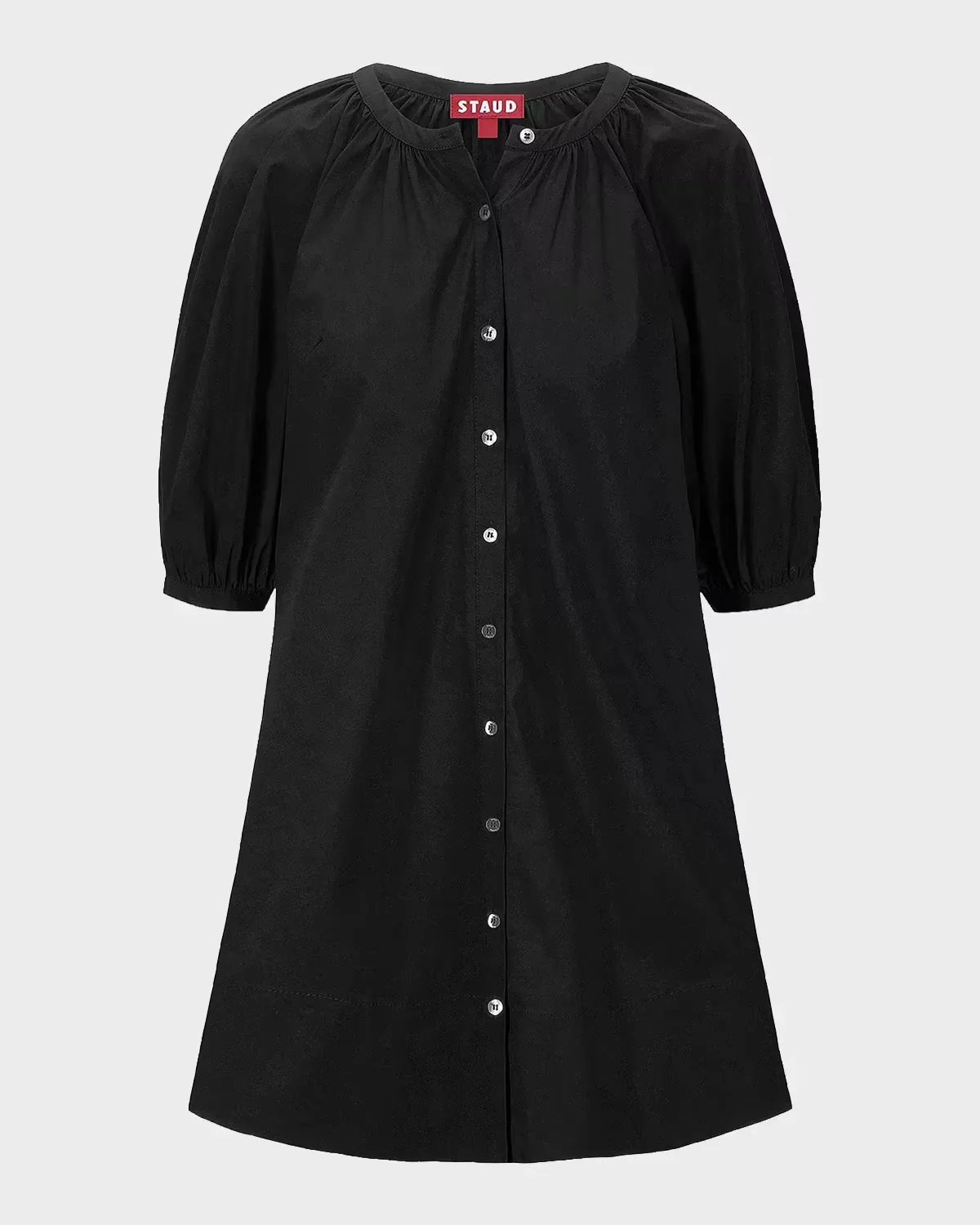 Vincent Cotton Poplin Minidress by STAUD