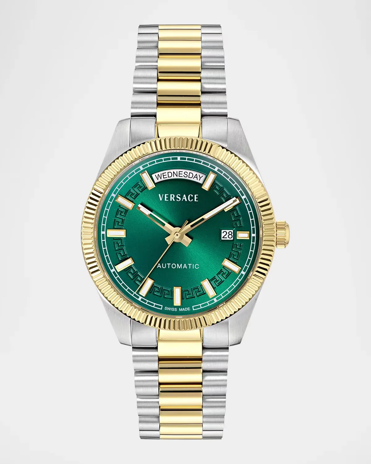 Millenyium Automatic Two-Tone Bracelet Watch, 40mm by Versace
