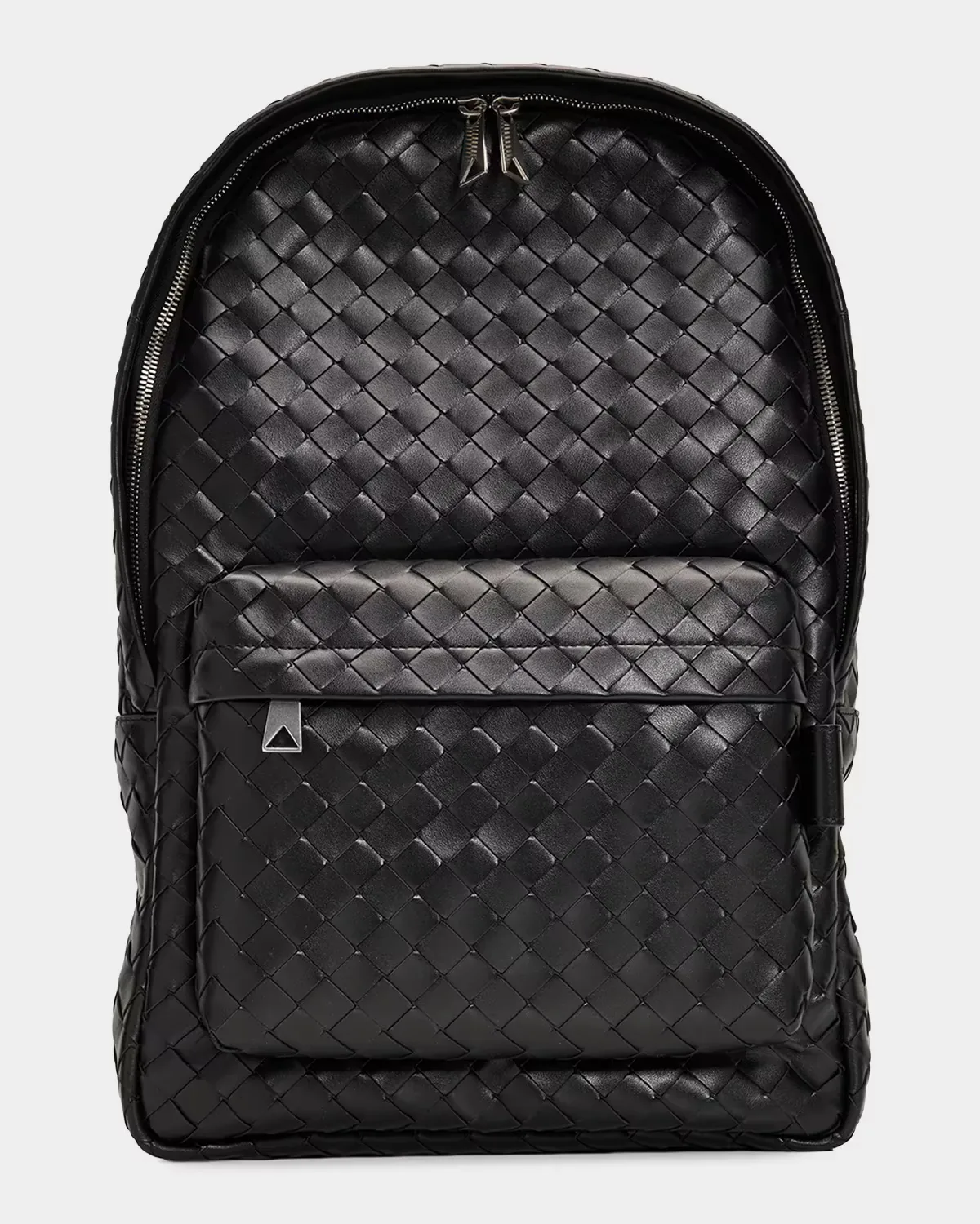 Medium Intrecciato Leather Backpack by Bottega Veneta