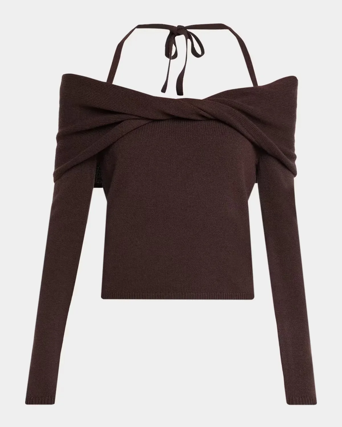 Cambria Off-Shoulder Knit Top by SIMKHAI