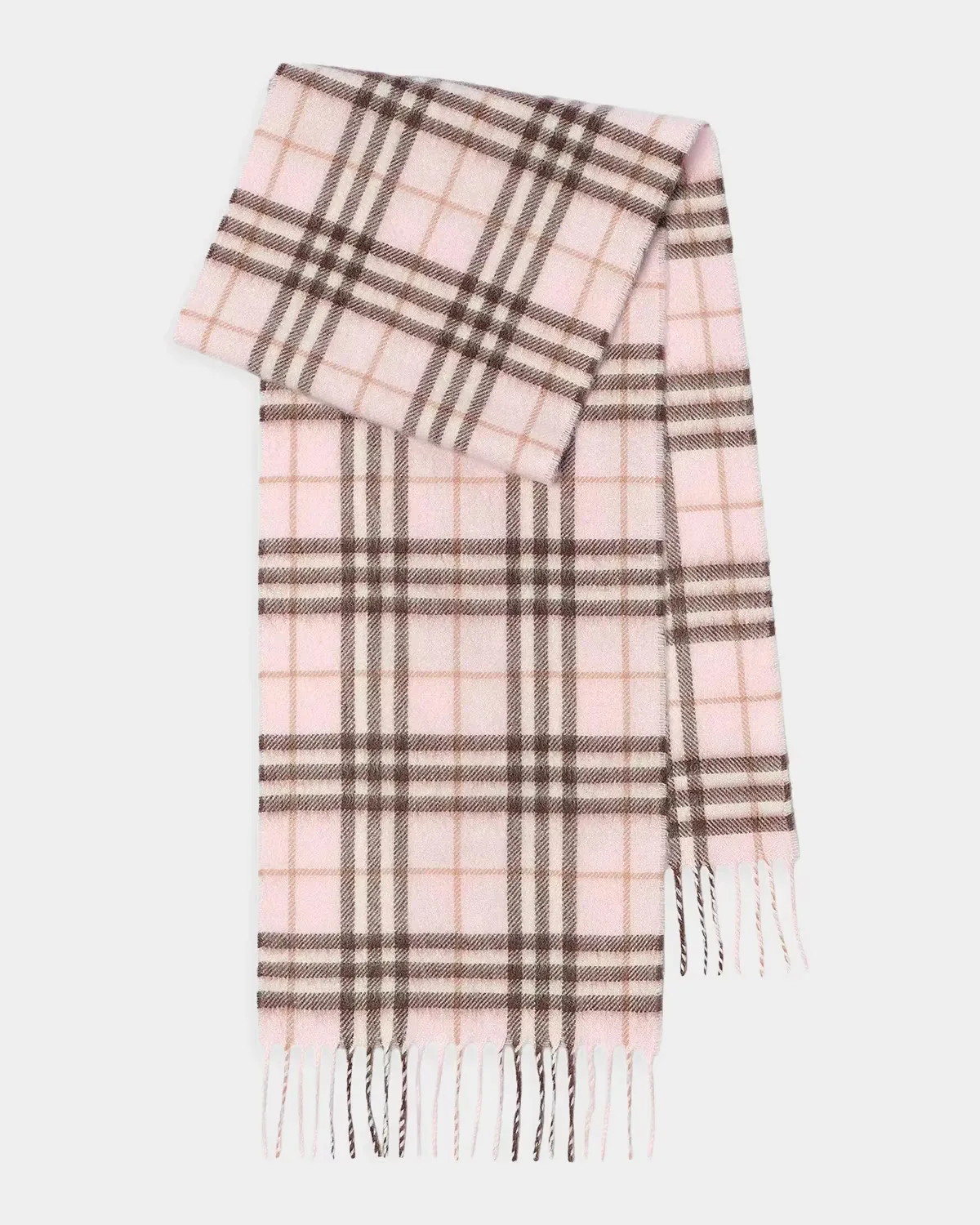 Check Cashmere Scarf