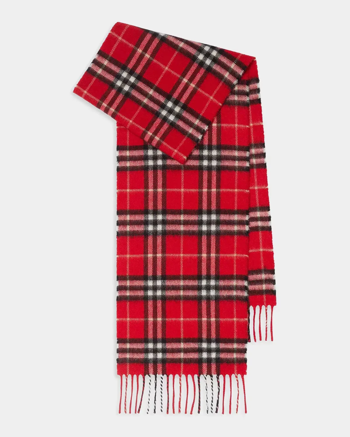 Check Cashmere Scarf