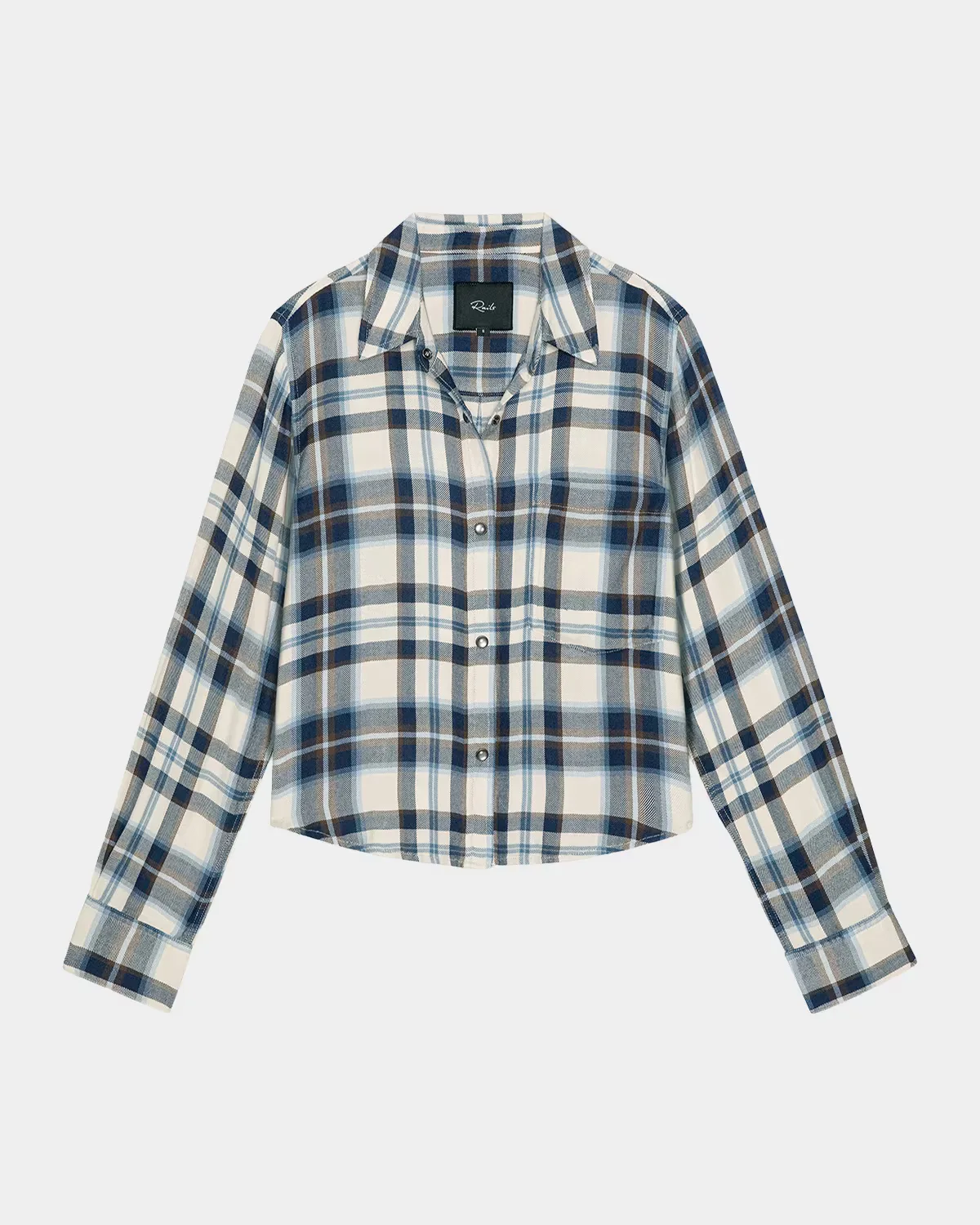 Malin Plaid Button-Front Shirt by Rails