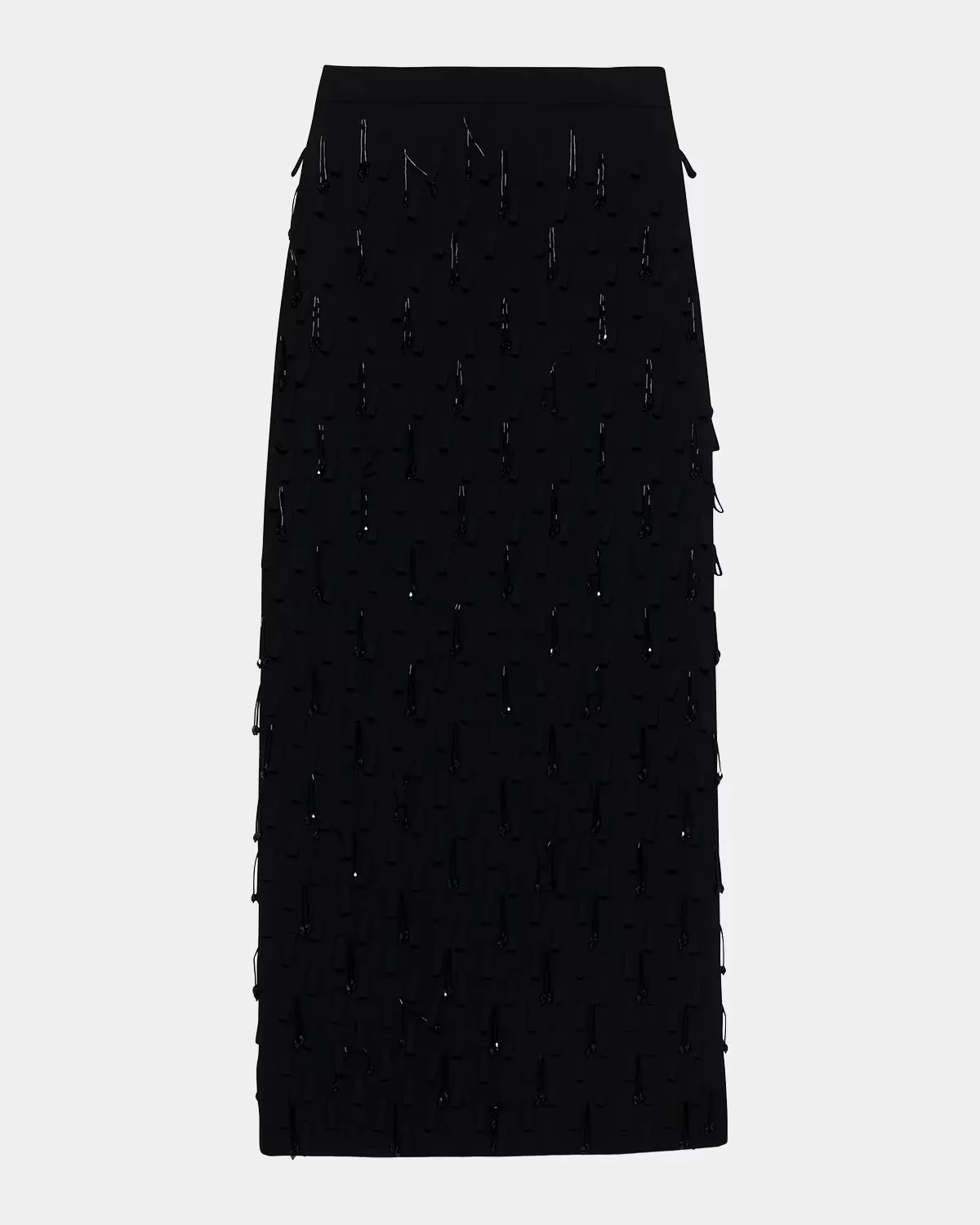 Bree Embellished Knit Midi Skirt by SIMKHAI