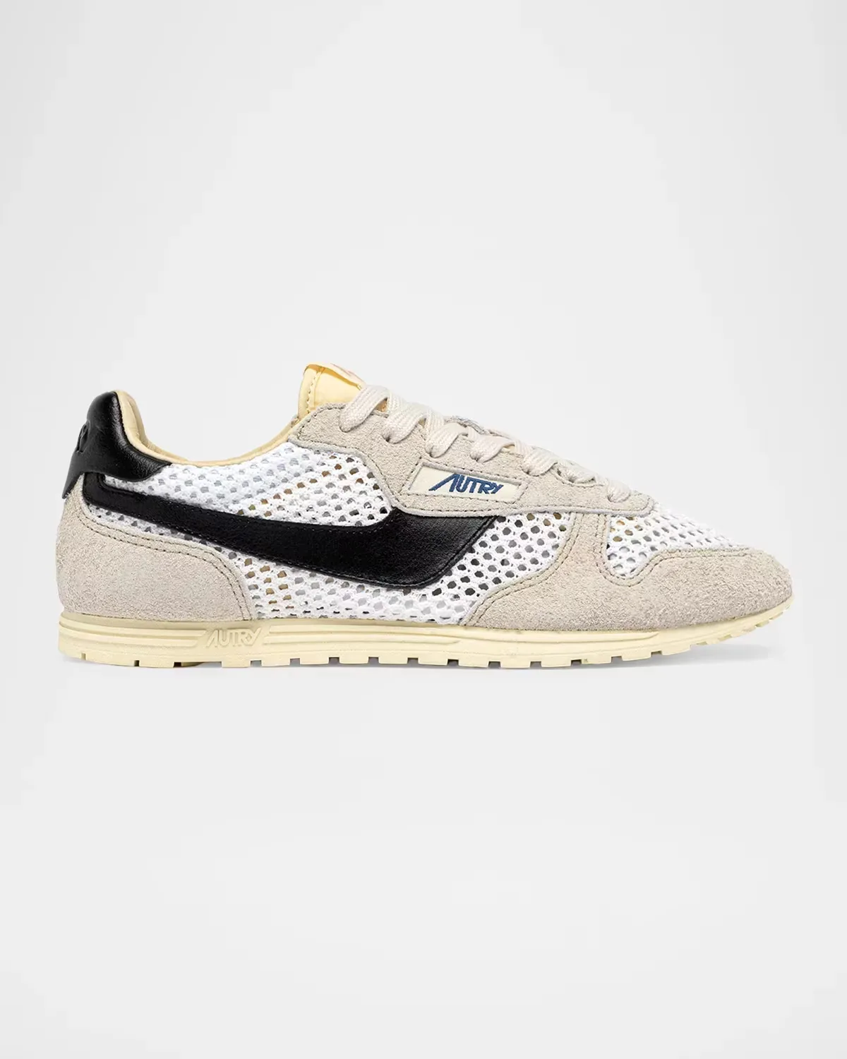 Windspin Mesh and Suede Low-Top Sneakers by AUTRY