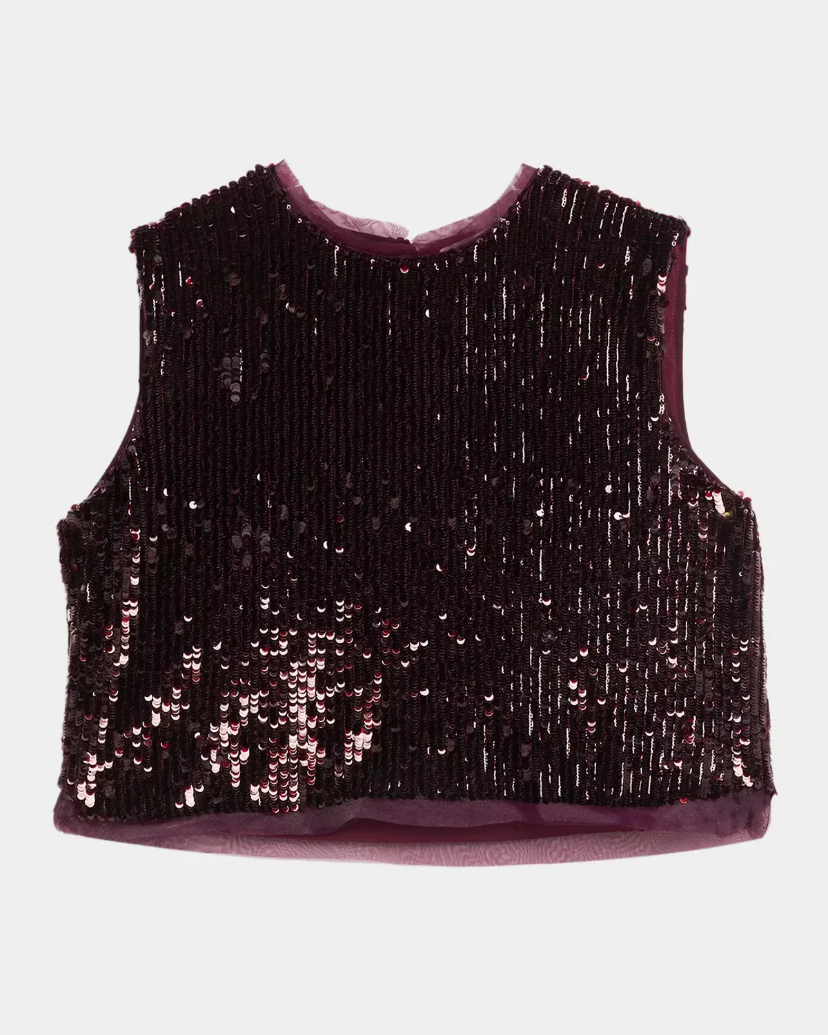Cydia Sequined Sleeveless Top by SIMKHAI