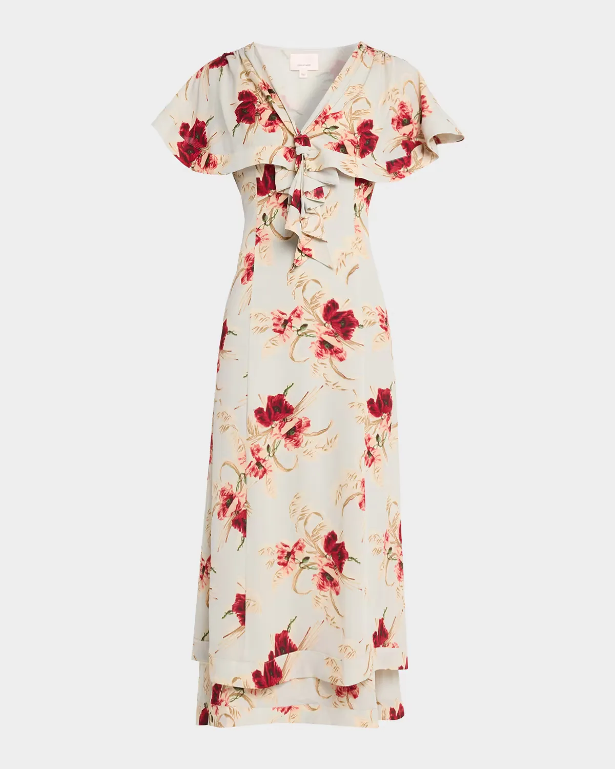 Anthony Wilted Poppy Maxi Dress by Cinq à Sept