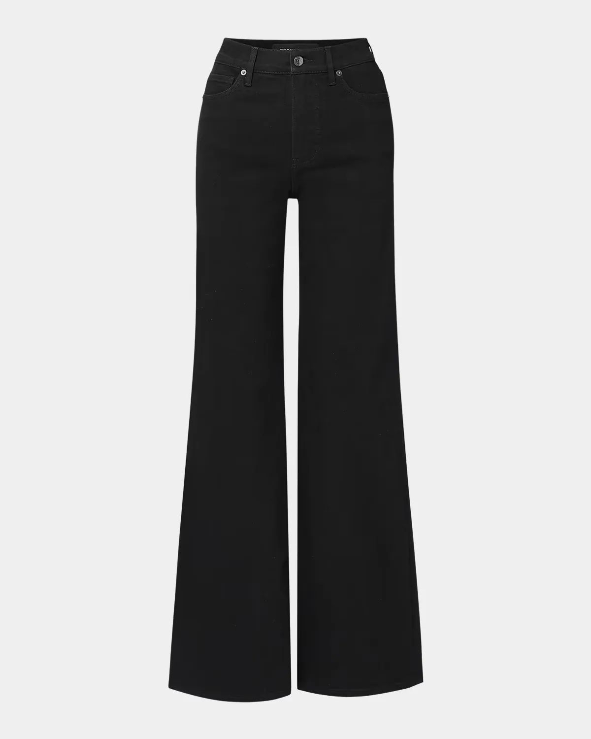 Taylor Stretch Denim Wide-Leg Jeans by Veronica Beard