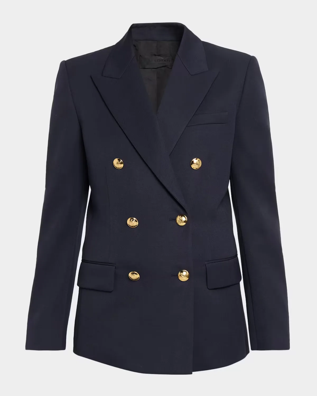 Bruni Virgin Wool Double-Breasted Blazer by Nili Lotan