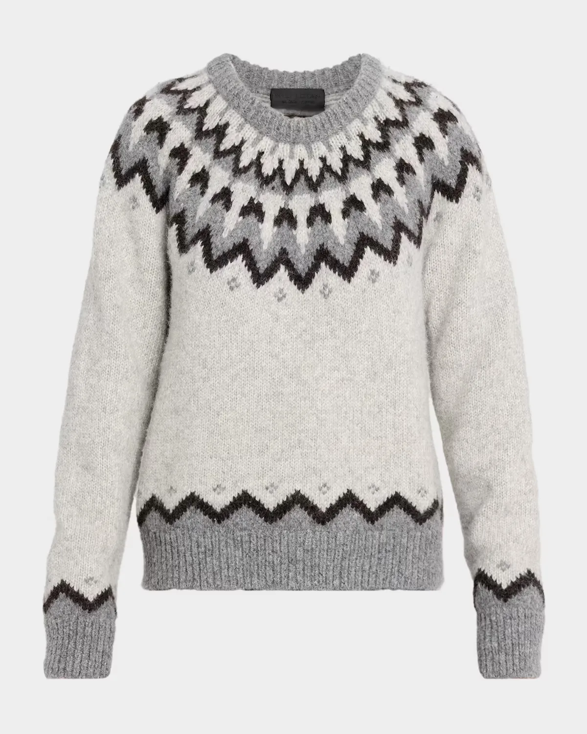 Alan Fair Isle Alpaca-Blend Sweater by Nili Lotan
