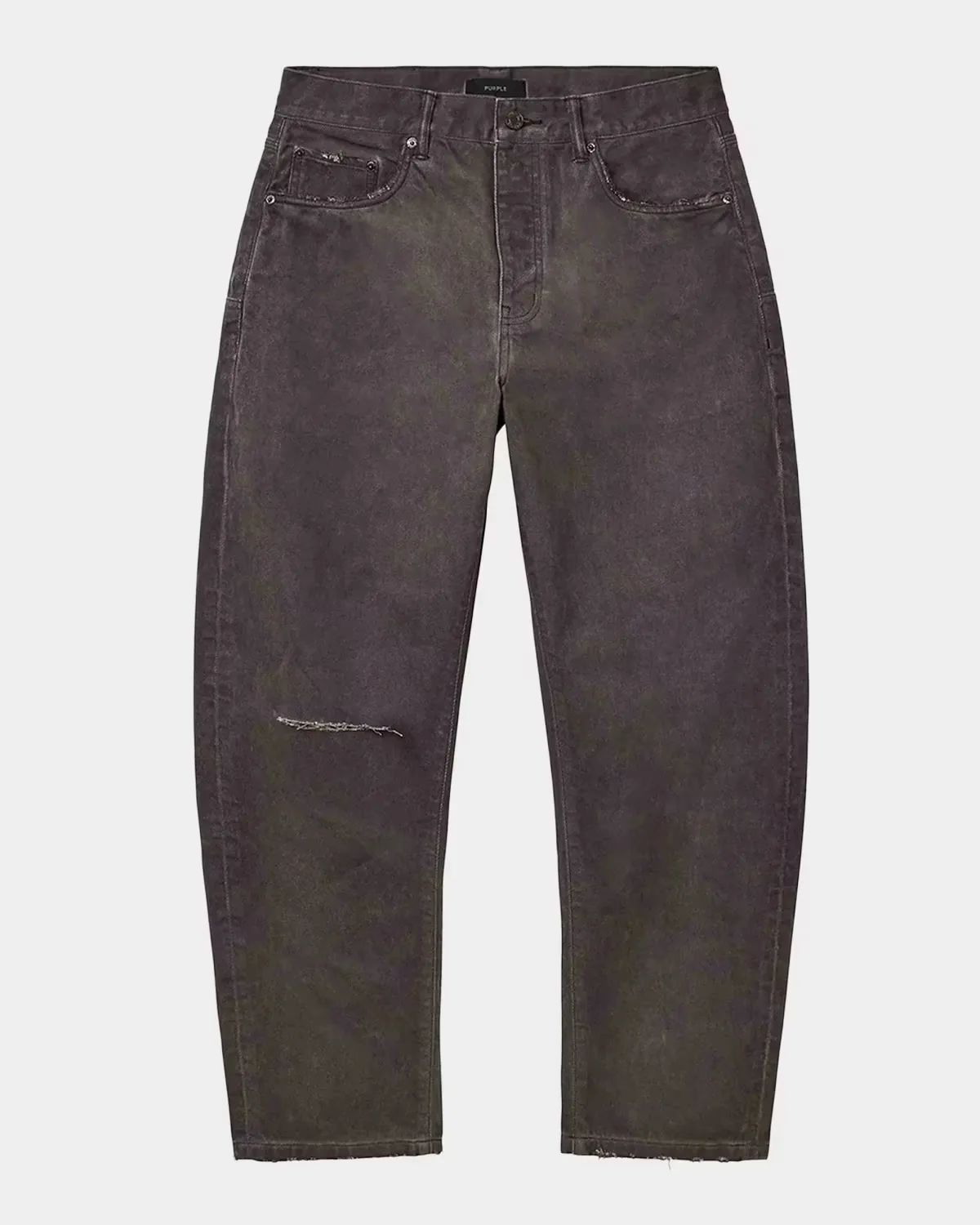 Overdye Destroyed Straight Jeans by PURPLE