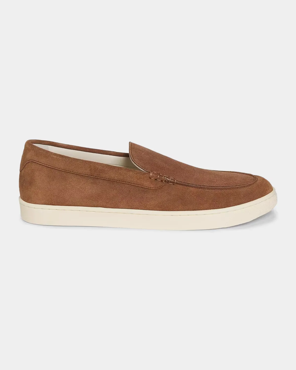 Hybrid Venetian Suede Slip-Ons by Brunello Cucinelli