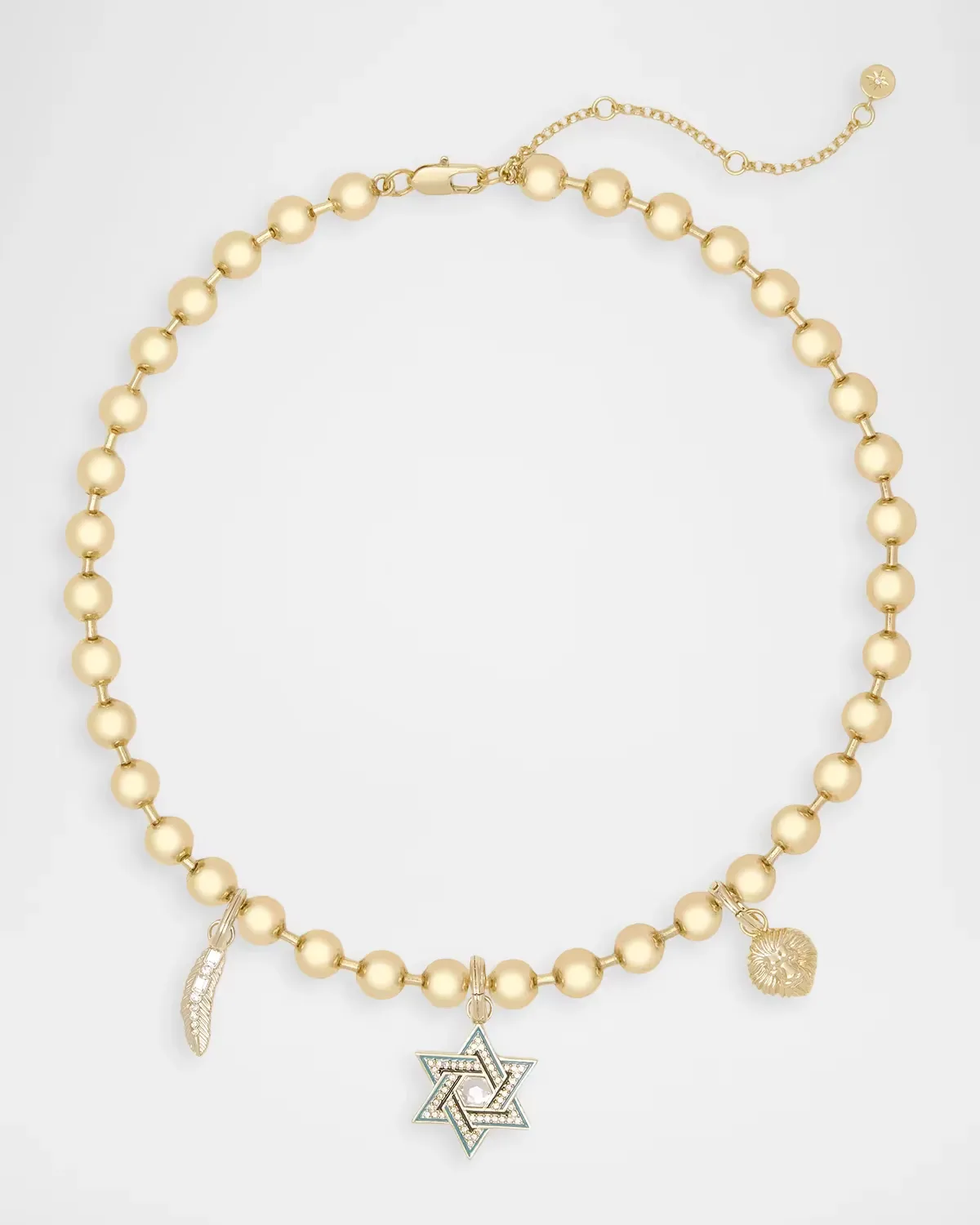 Ball Necklace with Charms by Ramy Brook