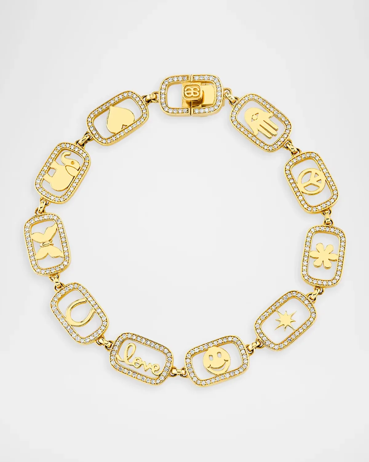 Icon 14K Yellow Gold & 1.10 TCW Diamond Bracelet by Sydney Evan