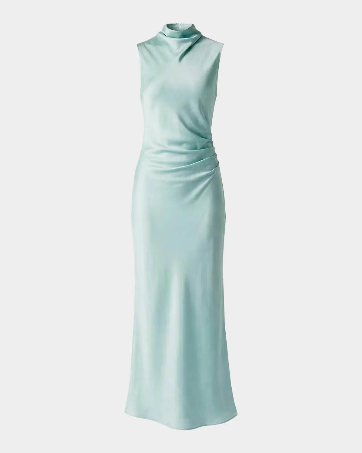 Koralie Draped-Neck Midi Dress