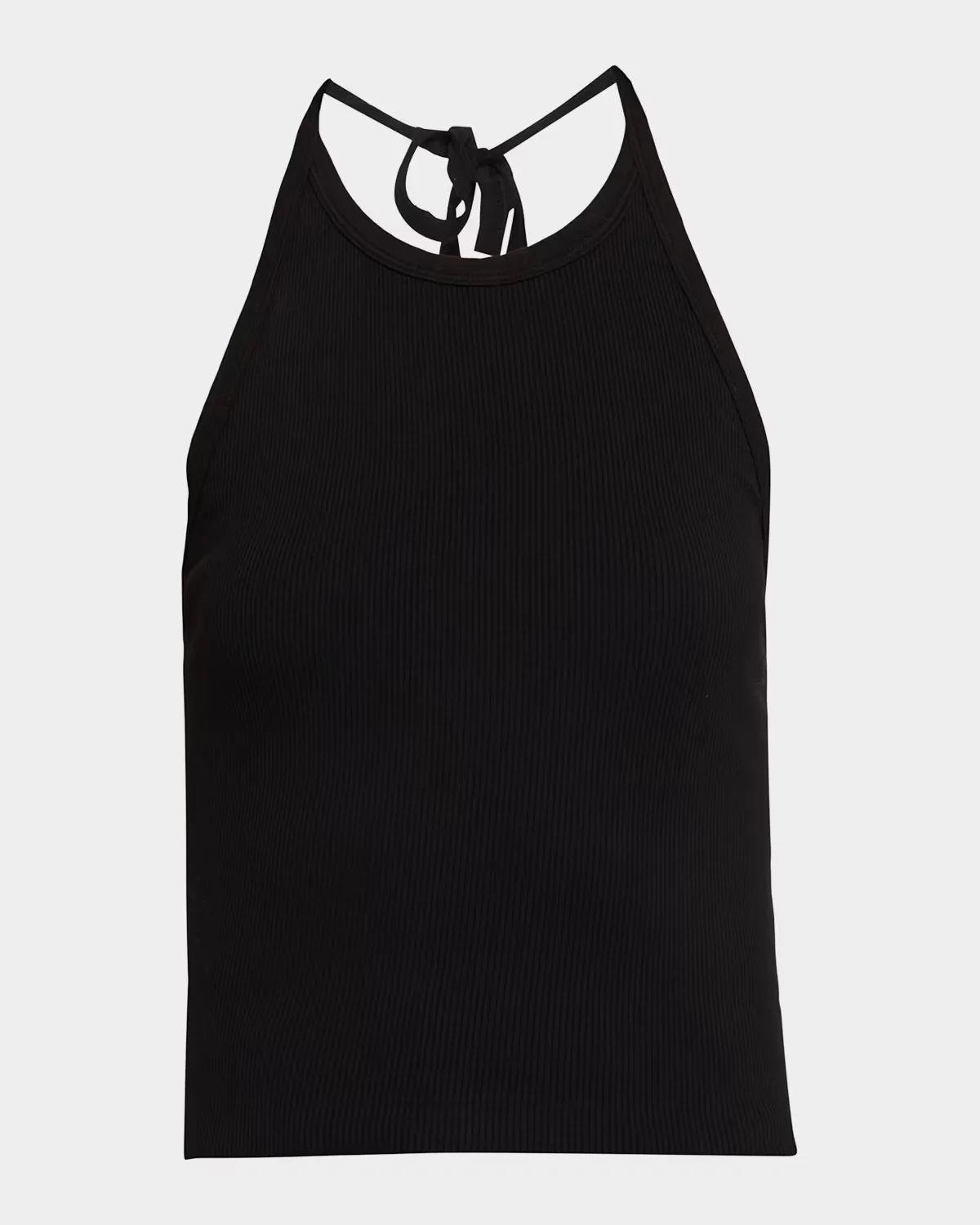 Sylvie Ribbed Halter Tank Top by RE/DONE