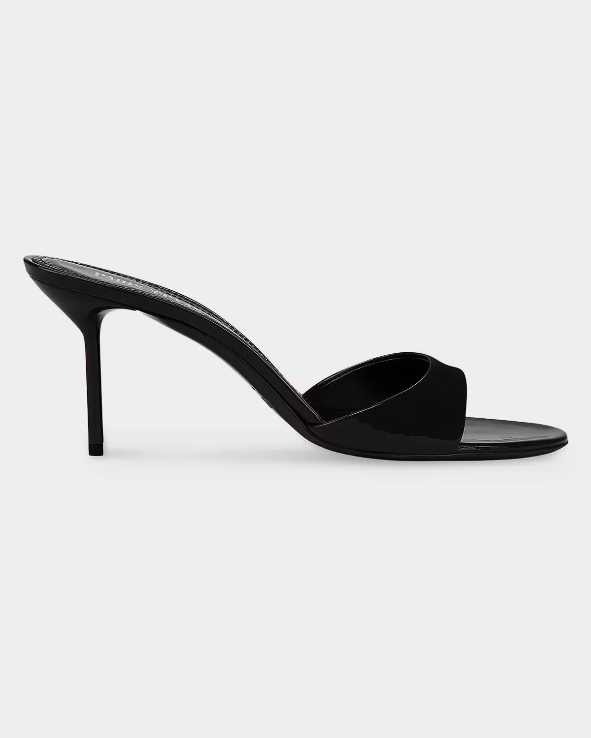 Lidia Patent Stiletto Mule Sandals by Paris Texas