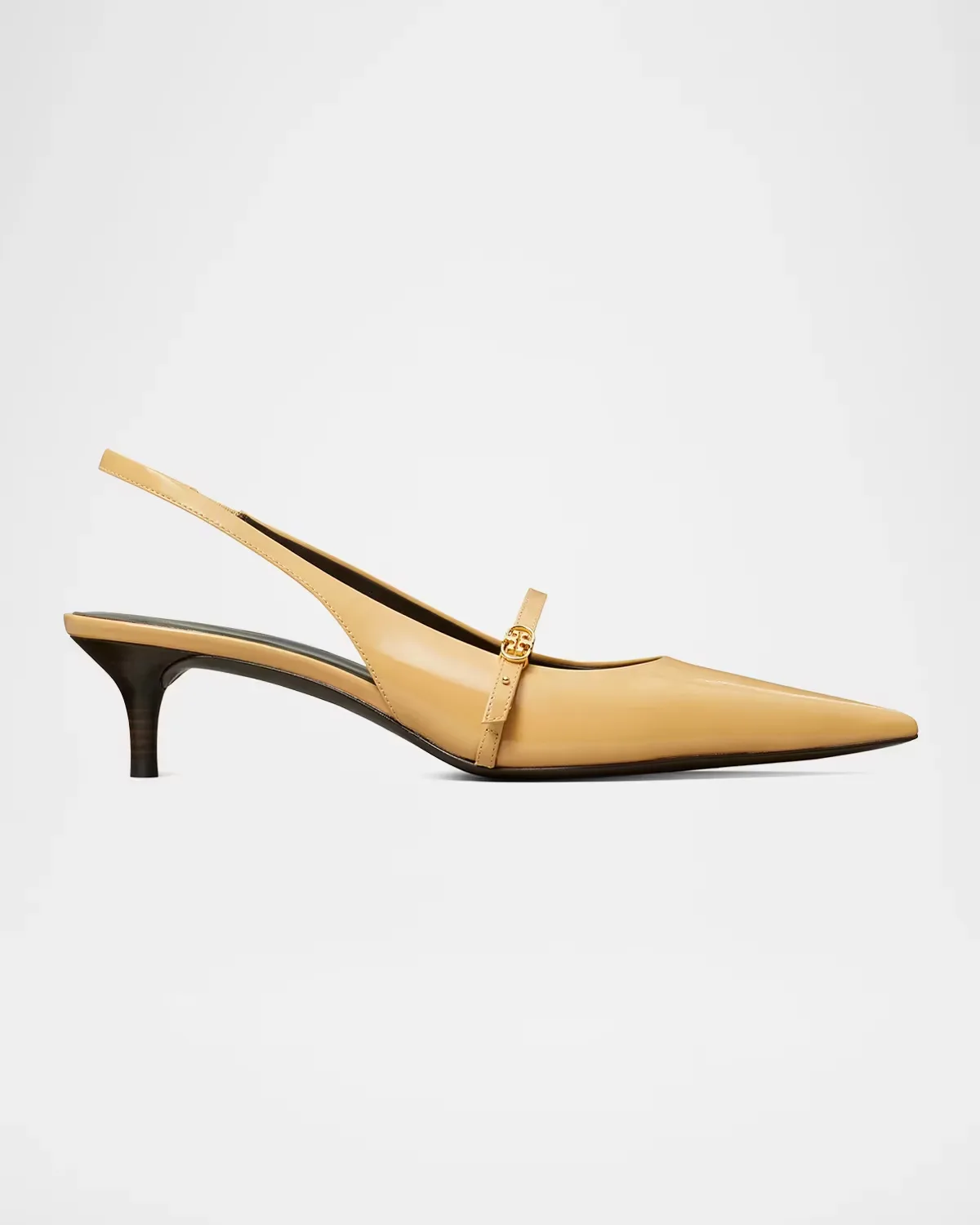Double T 45MM Leather Buckle Mary Janes by Tory Burch
