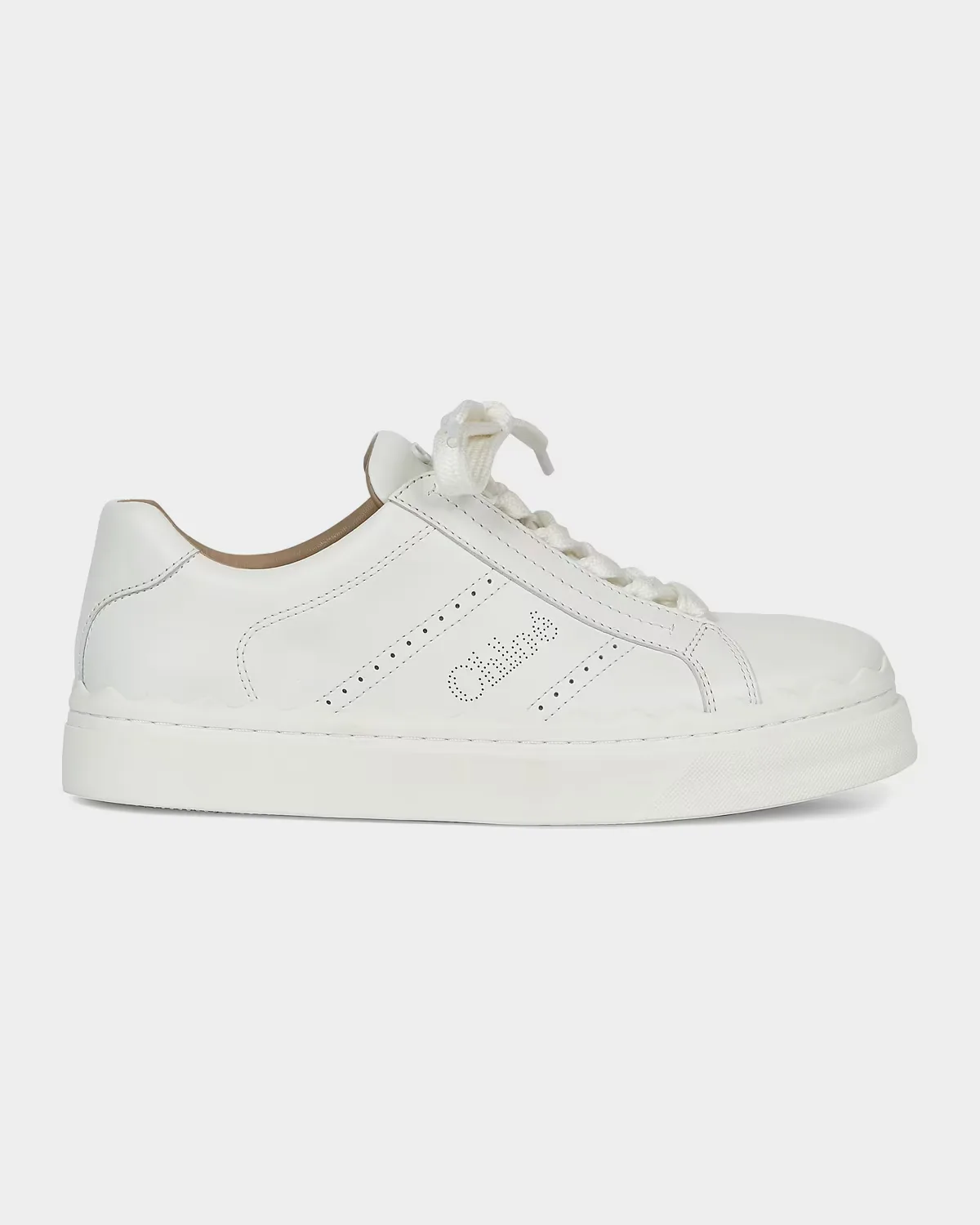 Lauren Leather Low-Top Sneakers by Chloé