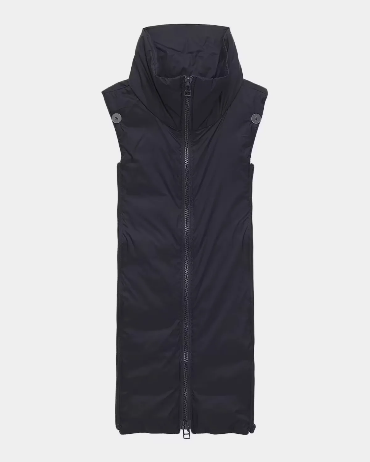 Funnel-Neck Padded Dickey Vest by Veronica Beard