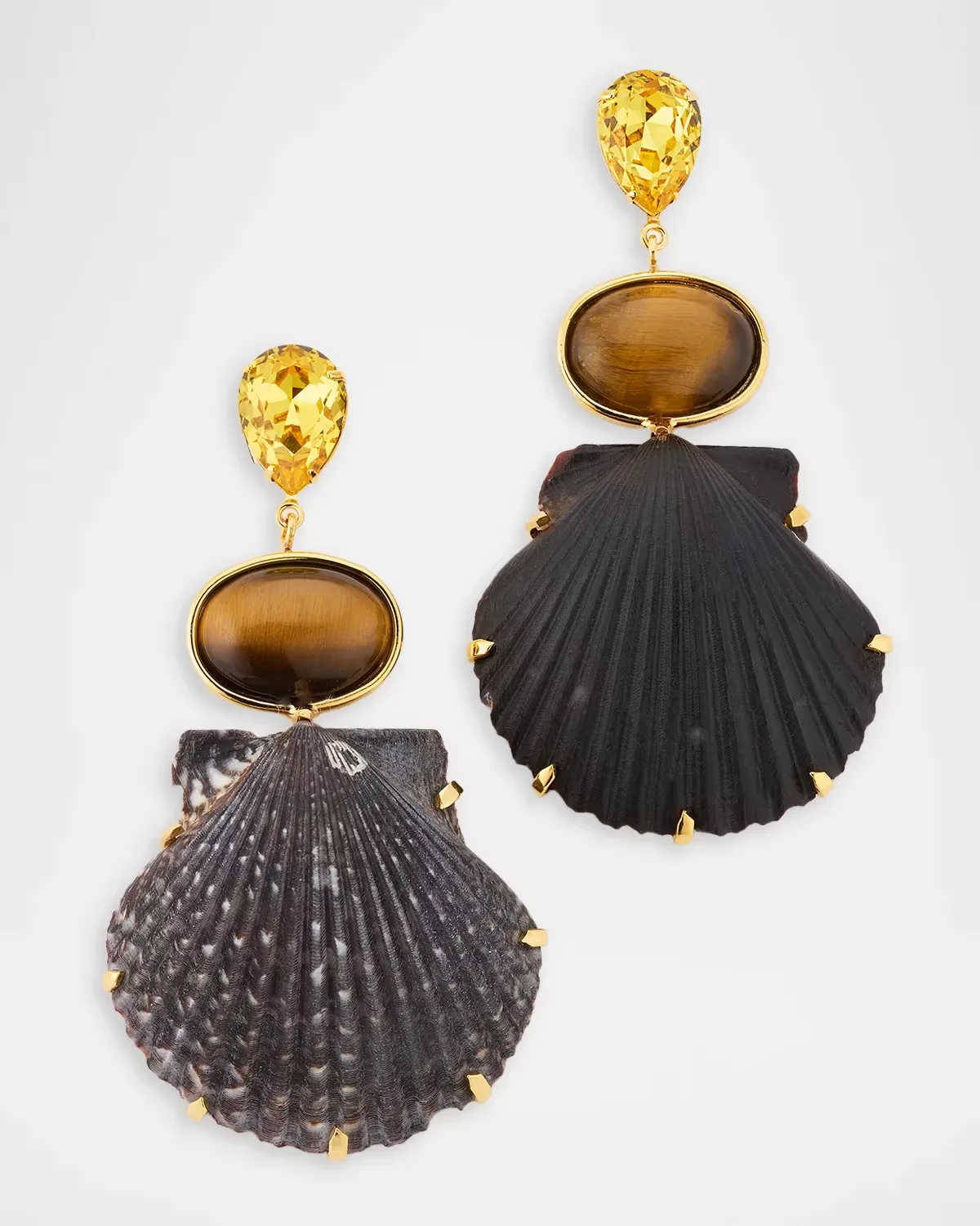 Augustine Shell Drop Earrings by Jennifer Behr
