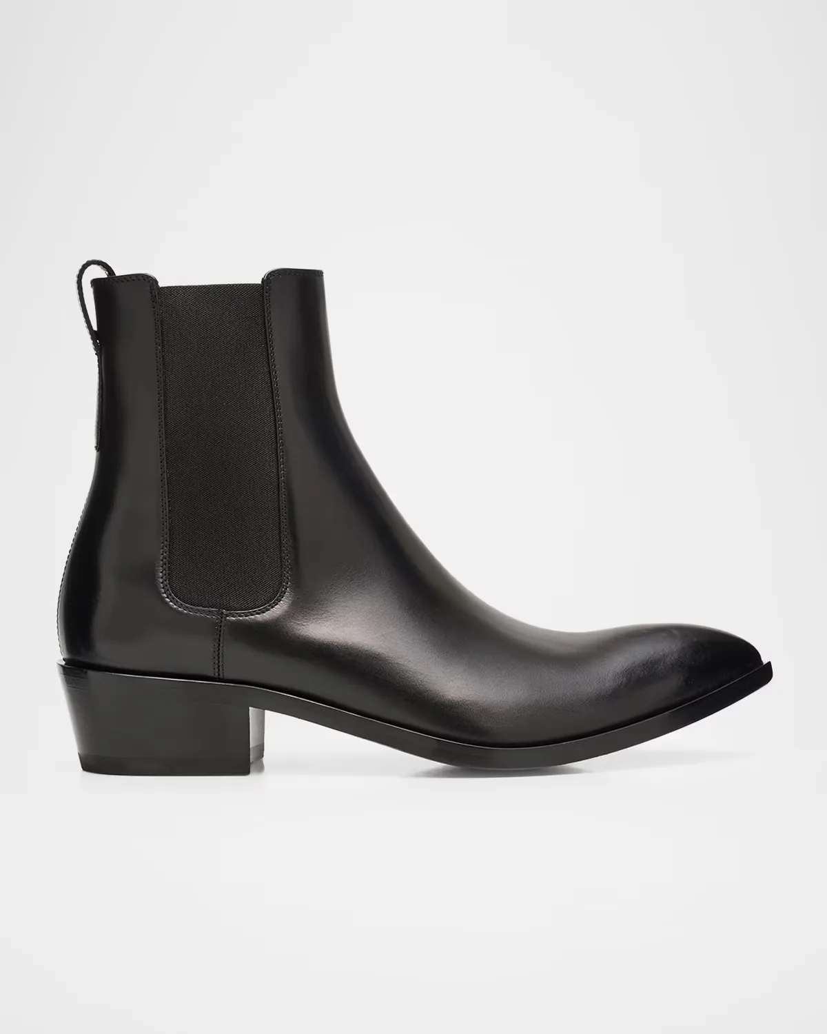 Burnished Leather Chelsea Boots by TOM FORD