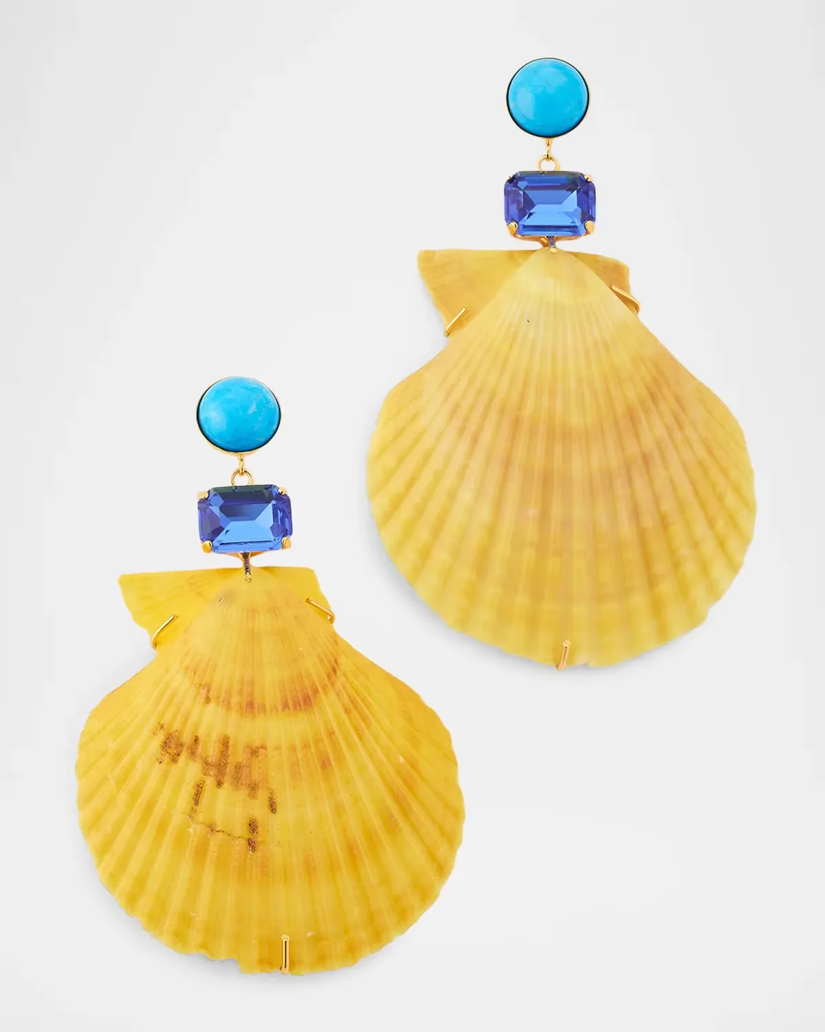 Safira Shell Drop Earrings by Jennifer Behr