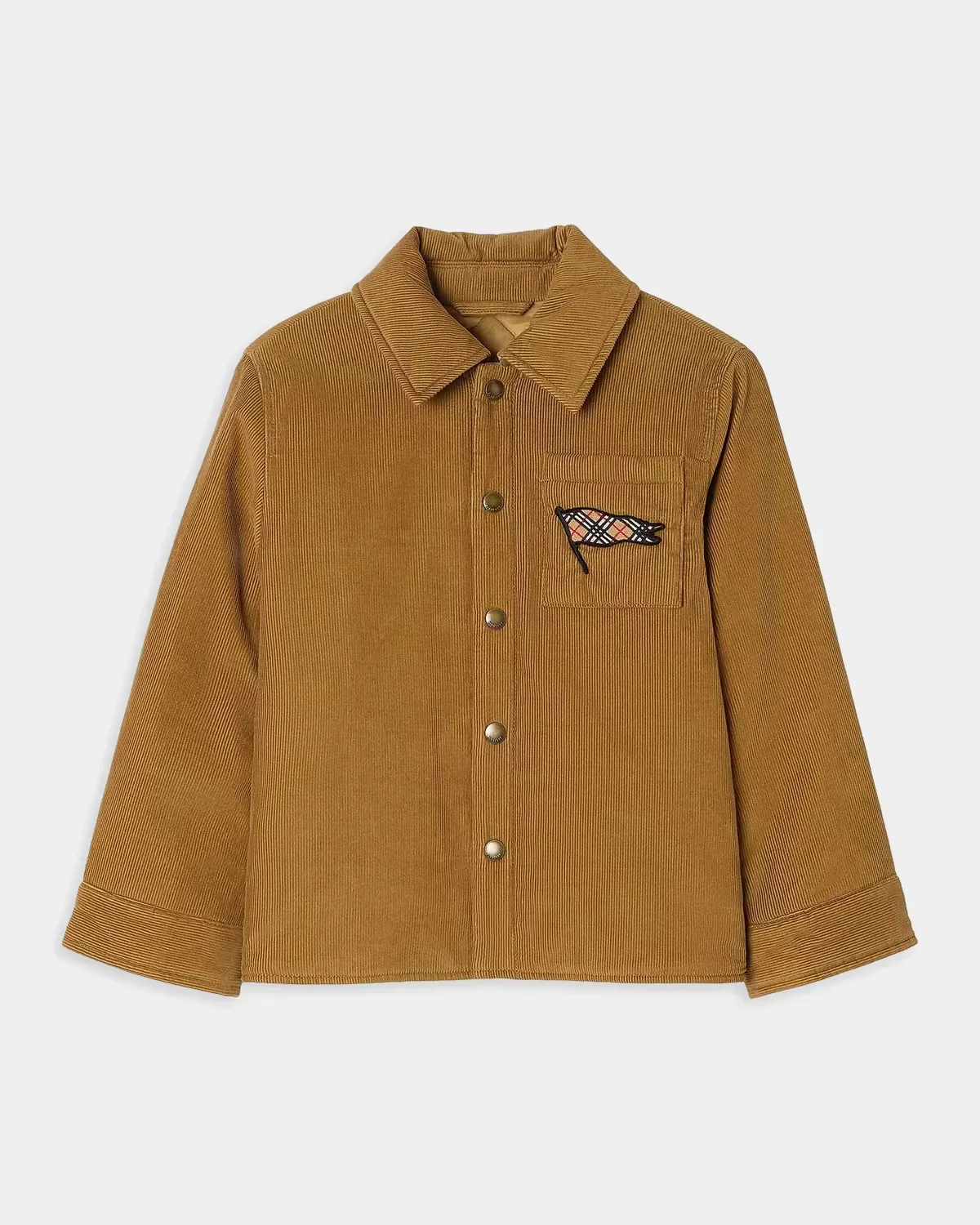 Oliver Cotton Corduroy Shirt Jacket by Burberry