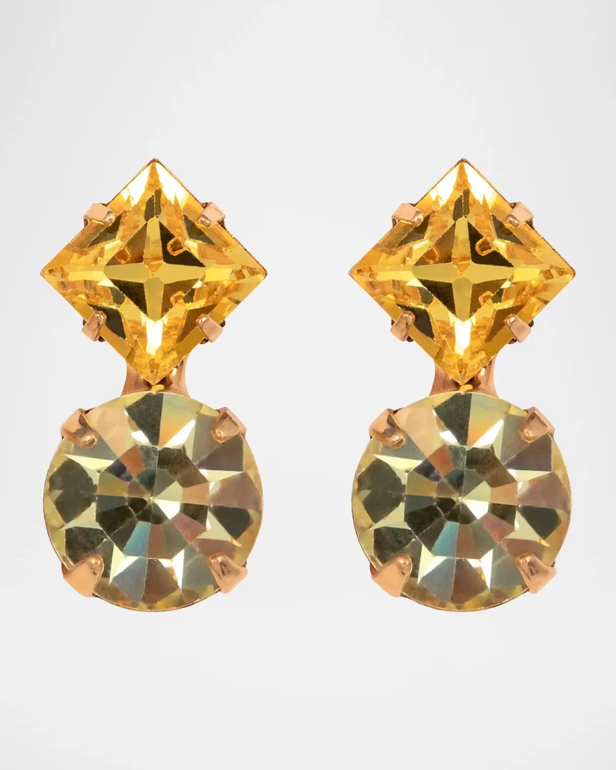 Gaven 18K-Gold-Plated & Austrian Crystal Drop Earrings