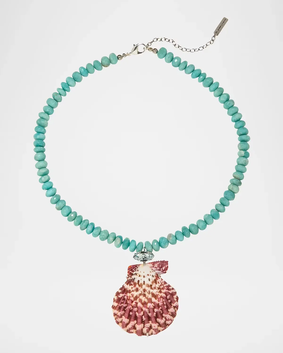 Carmen Amazonite and Shell Necklace by Jennifer Behr