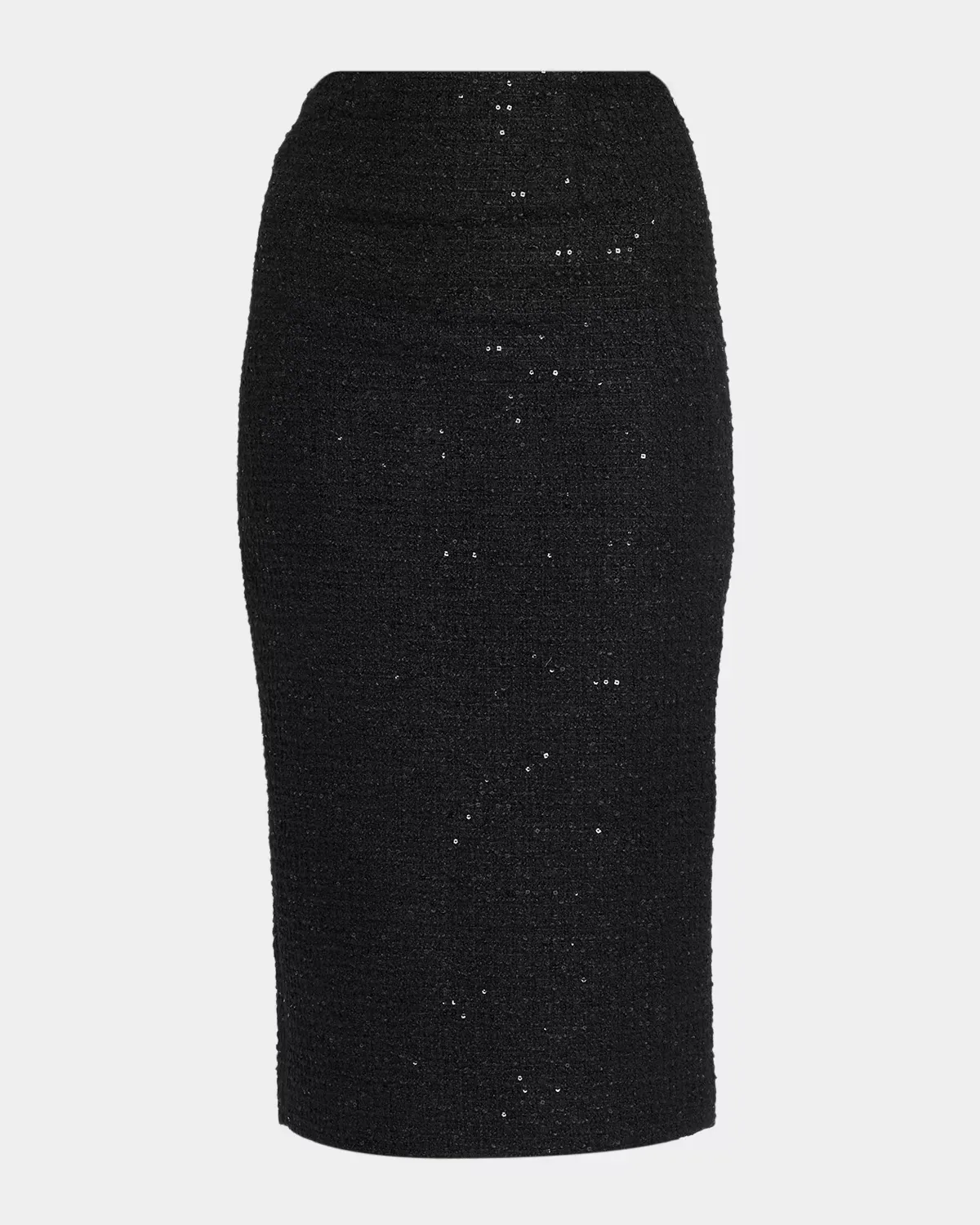 Sequin Boucle Midi Pencil Skirt