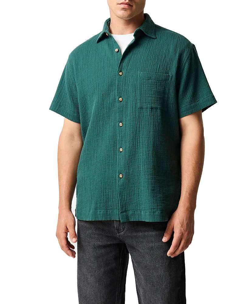 Adams Flat Textured Shirt by Rodd & Gunn