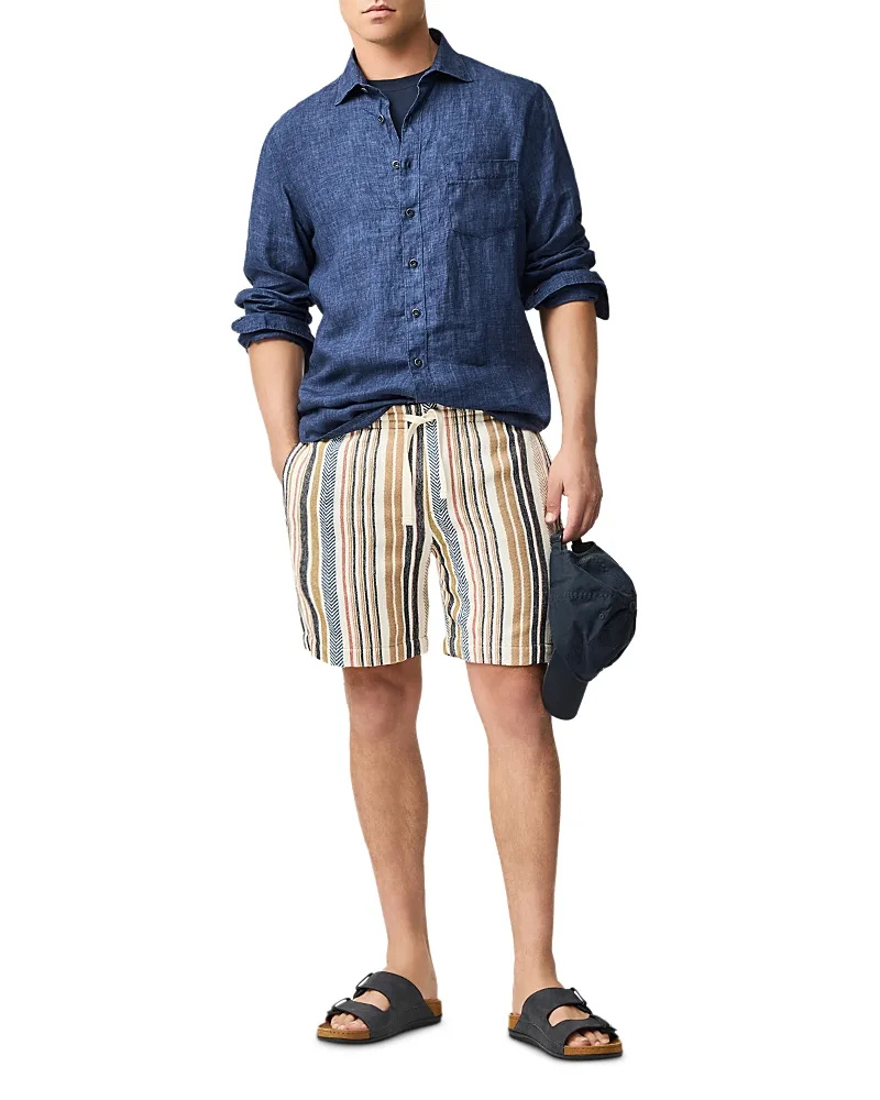 Gifford Resort Fit 7 Stripe Shorts by Rodd & Gunn