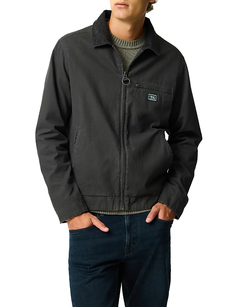 Rutherglen Pewter Cotton Oxford Jacket by Rodd & Gunn