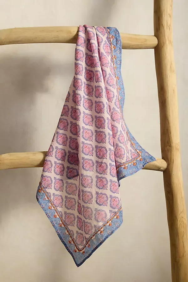 Embroidered Print Bandana by Terrain