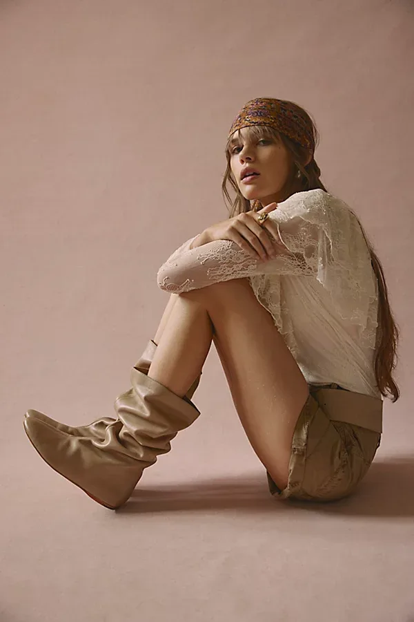 Single Sole Slouch Boots by Free People