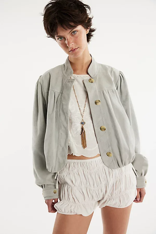 Nimbus Suede Jacket by Free People
