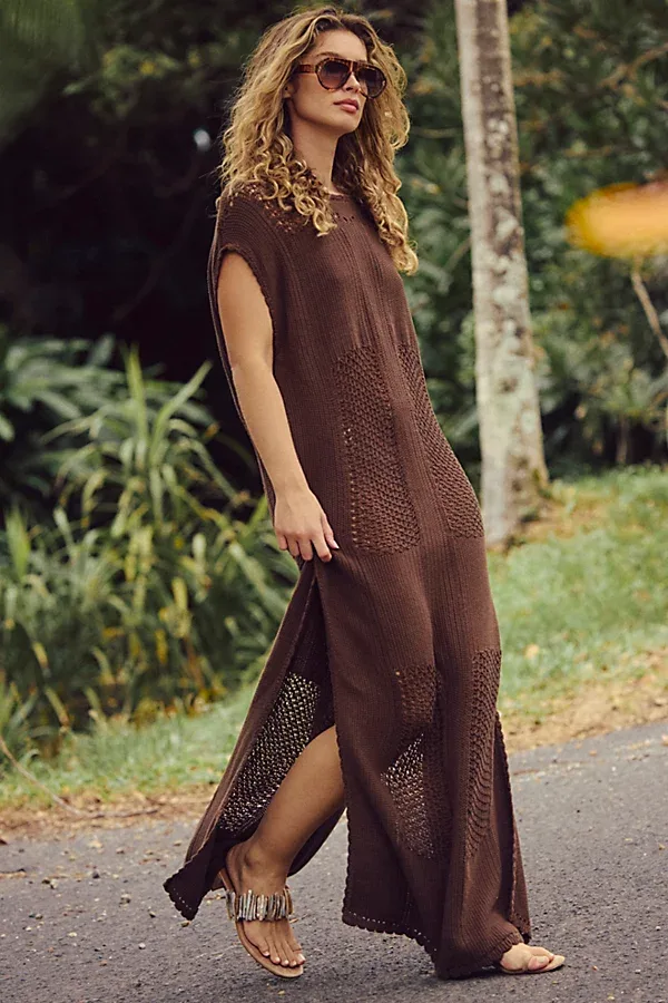 Clair Fauxchet Midi Dress by Free People