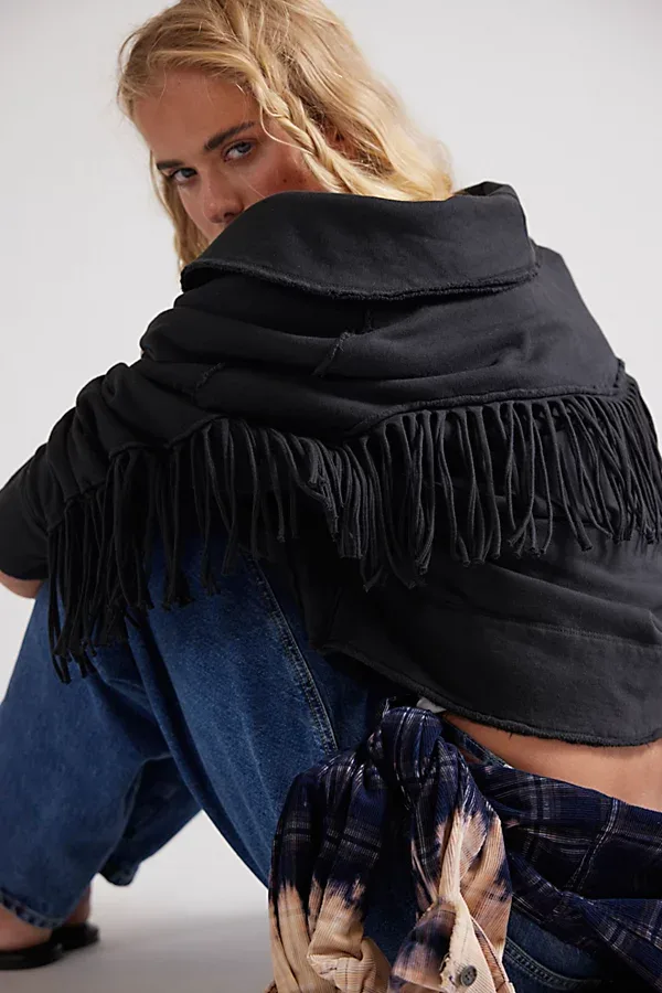 Wyatt Fringe Cardi by Ragabond