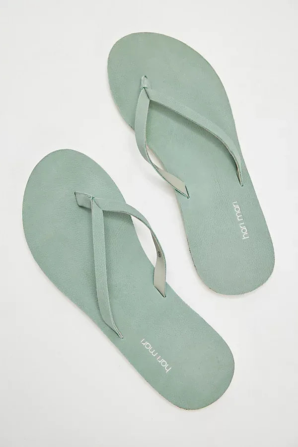 Meadows Leather Flip Flops by Hari Mari