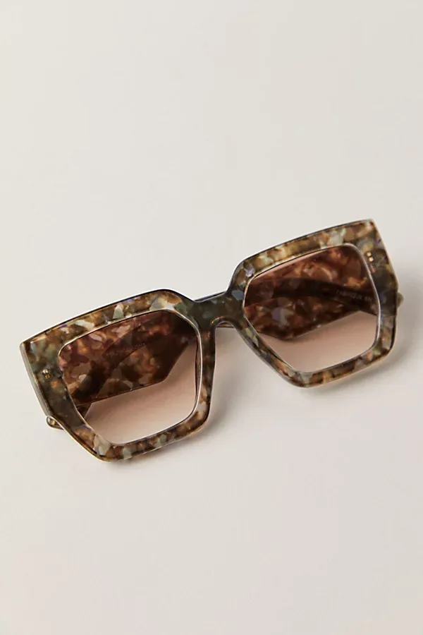 Bel Air Oversized Square Sunglasses by Free People