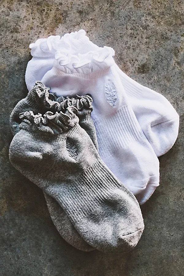 Ruffle Sneaker Sock 2-Pack by FP Movement