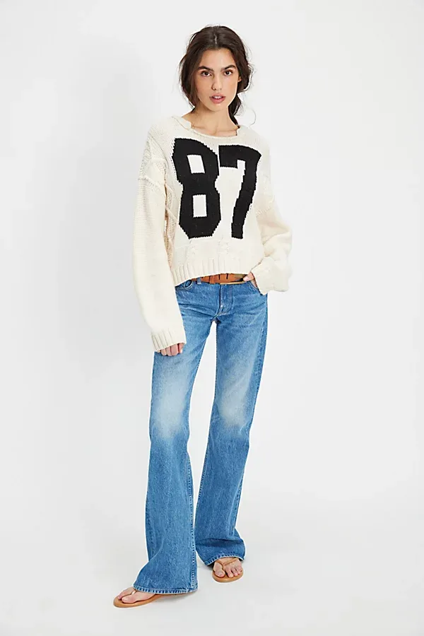 Snacks! by Mother the Takeout Flare Jeans by MOTHER