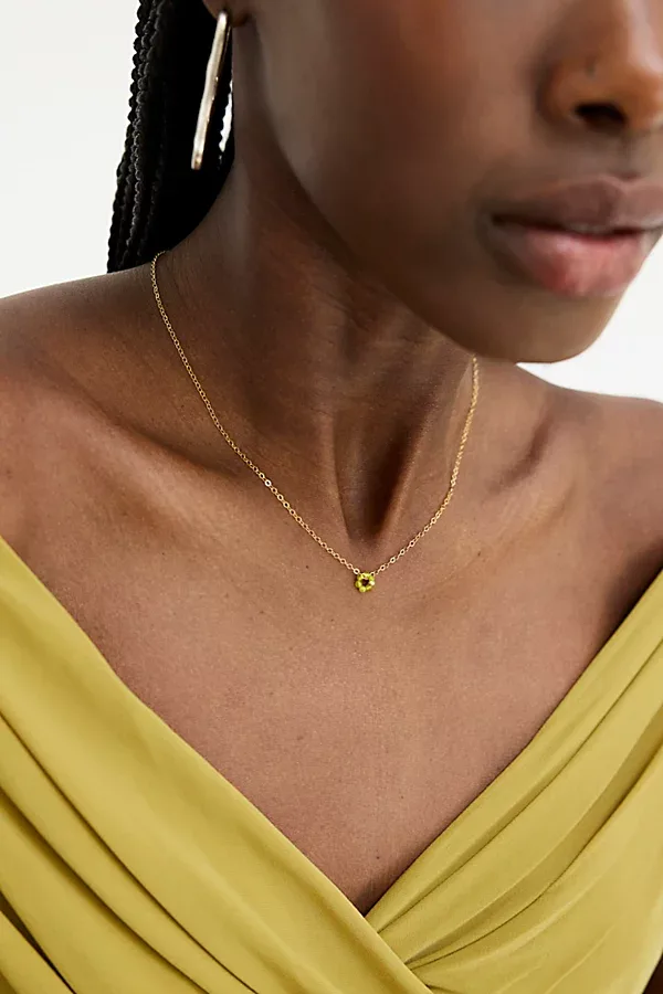 864 Design Stone Flower Necklace by 8.6.4 Design