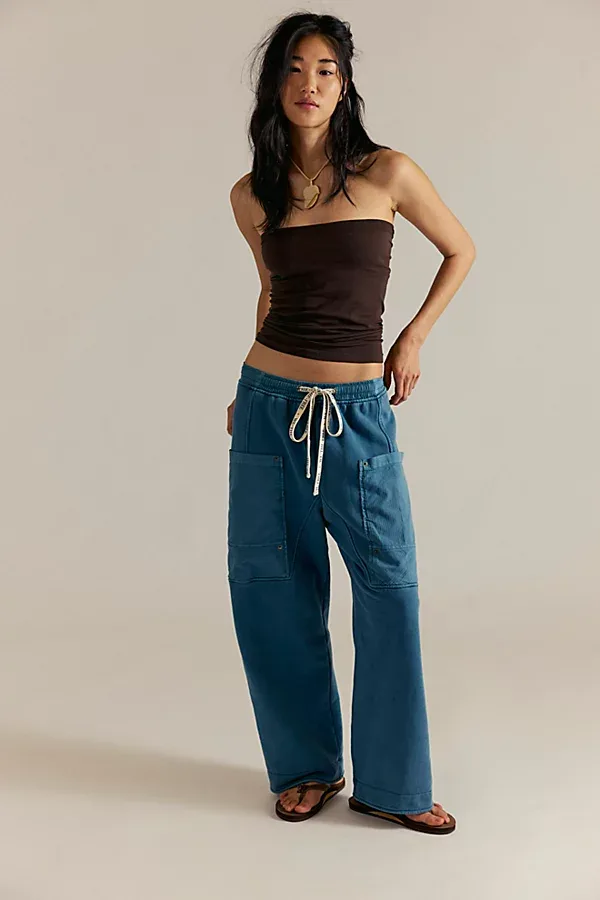 We the Free Jet Set Knit Pull-On Pants by Free People
