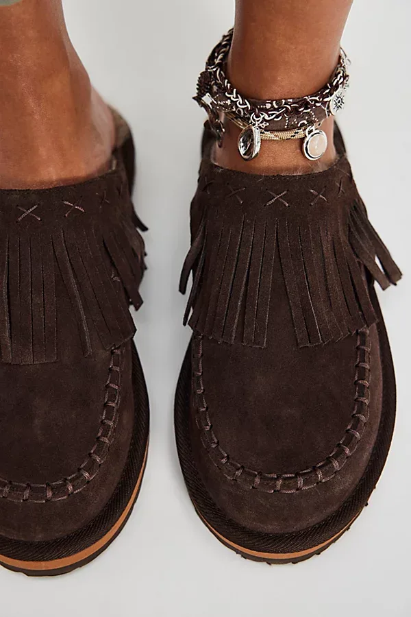 Fallon Fringe Mules by Free People