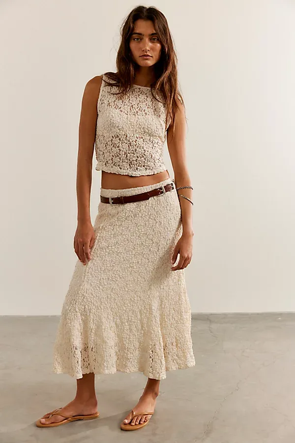 Laney Midi Skirt Set by Free People