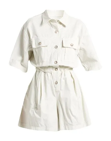Playsuit - Cotton, Linen, Elastane